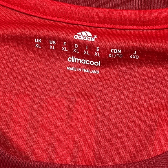 Adidas Bayern Munich 2015 2016 Red Home Soccer Jersey Mens XL - Picture 4 of 14